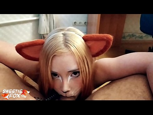 ❤️ ʻAle ʻo Kitsune i ka ʻāʻī a me ka cum i loko o kona waha ❤️❌ Quality sex ia makou